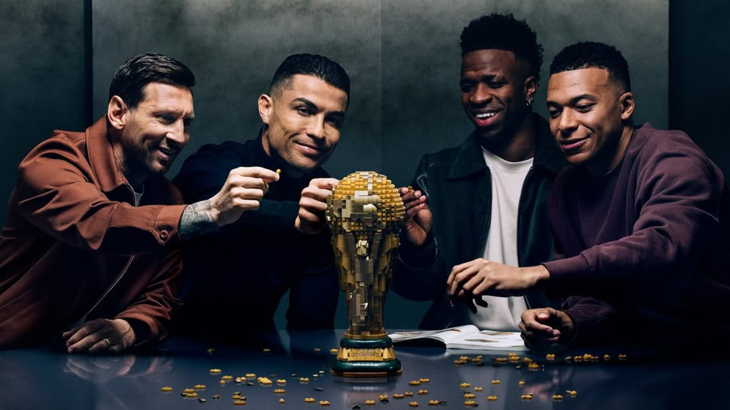 Quelle est cette marque de jouets qui a réuni Cristiano, Messi, Vinicius et Mbappé pour une publicité sur la Coupe du Monde ?