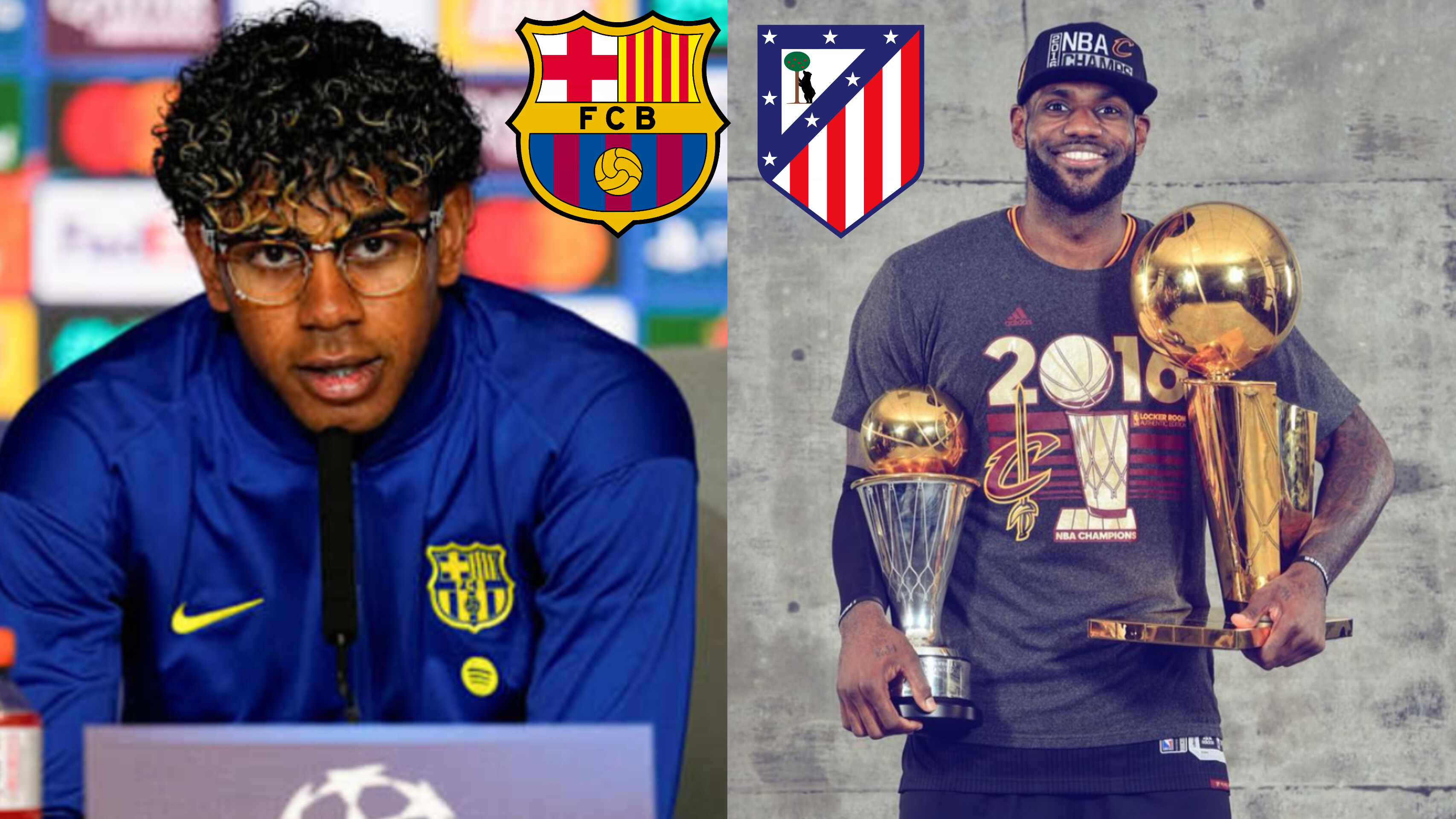 Lamine Yamal enspire l de LeBron James (2016) pou match Lig de Chanpyon an